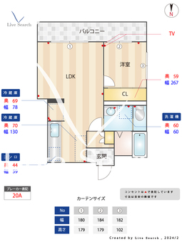 エトス姪浜 302 【福岡県姪浜駅】 の間取り図
