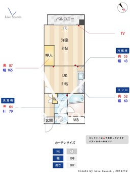 友広ビル 205 【福岡県平尾駅】 の間取り図