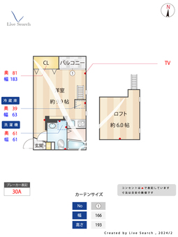 ローズディヴェール 203 【福岡県下山門駅】 の間取り図