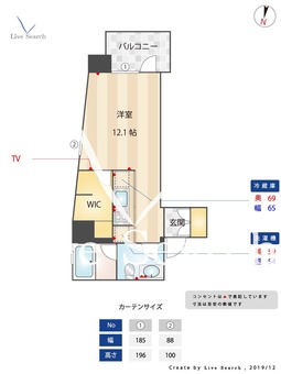 RAGAZZA姪浜 403 【福岡県姪浜駅】 の間取り図