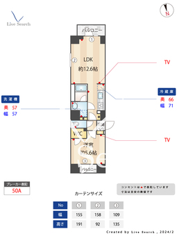 S-RESIDENCE押上South 801 【東京都押上】 の間取り図