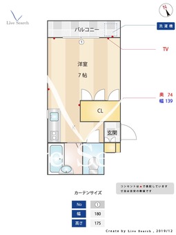 マノワール欅 201 【福岡県六本松駅】 の間取り図
