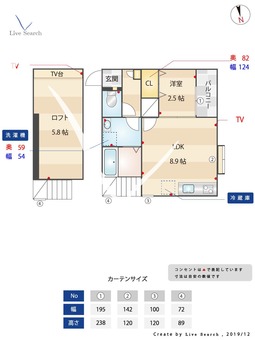 Joinus 202 【福岡県七隈駅】 の間取り図