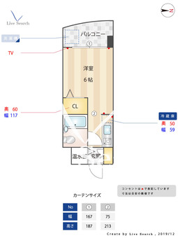 メゾン・ド・エソール 306 【福岡県箱崎駅】 の間取り図