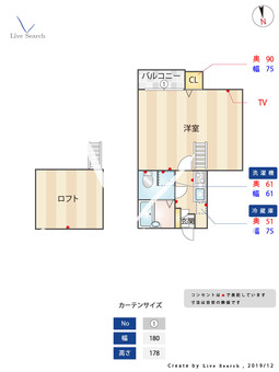 ピュア箱崎東弐番館 202 【福岡県箱崎駅】 の間取り図