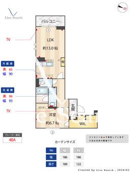 TSステージ平安町 301 【神奈川県鶴見市場駅】 の間取り図