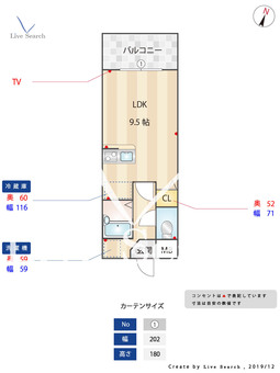 マーヴェラス大名 702 【福岡県赤坂駅】 の間取り図