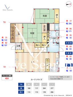 南区平和Y貸家 1F 【福岡県西鉄平尾駅】 の間取り図