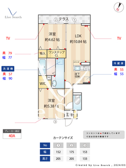 キャトルセゾン 103 【湘南新宿ライン高崎線東海道線　宮原駅】 の間取り図