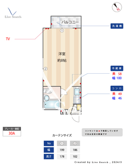トーカン博多第五ビル 201 【福岡県祇園駅】 の間取り図