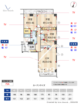 東急ドエル・プレステージ赤坂氷川町_間取り図