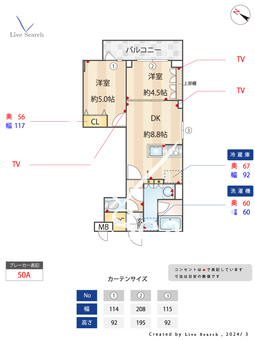 S-RESINDENCE北戸田 406 【北戸田】 の間取り図