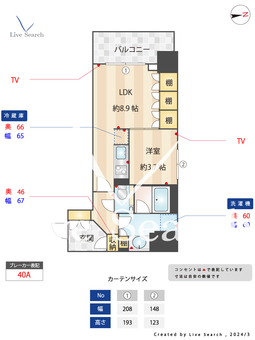 オーキッドレジデンス渋谷富ヶ谷 801 【東京都代々木八幡駅】 の間取り図