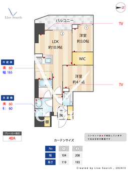 オーキッドレジデンス渋谷富ヶ谷 805 【東京都代々木八幡駅】 の間取り図