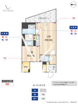 オーキッドレジデンス渋谷富ヶ谷 806 【東京都代々木八幡駅】 の間取り図