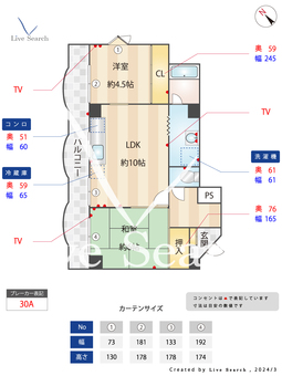 ドゥエルスマ 306 【兵庫県山陽電鉄線　須磨駅】 の間取り図