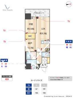 オーキッドレジデンス渋谷富ヶ谷 904 【東京都代々木八幡駅】 の間取り図