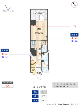 オーキッドレジデンス渋谷富ヶ谷 809 【東京都代々木八幡駅】 の間取り図