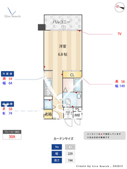 奈多ステーションプラザ 204 【福岡県奈多駅】 の間取り図