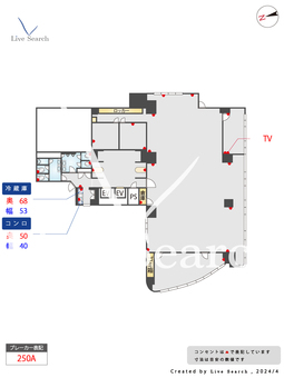 上野TAビル　 7F 【東京都入谷駅】 の間取り図