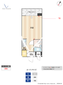 ロマネスク天神第2 706 【福岡県薬院駅】 の間取り図