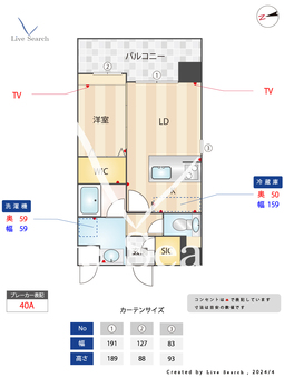 パグーロ城西 903 【福岡県西新駅】 の間取り図