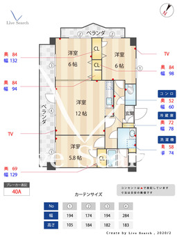 アーティリーコート城南 201 【福岡県梅林駅】 の間取り図