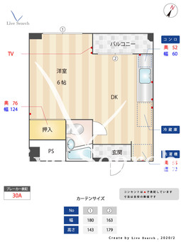シルバー高砂 402 【福岡県渡辺通駅】 の間取り図