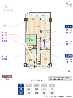 JGMヴェルデ室見 204 【福岡県室見駅】 の間取り図