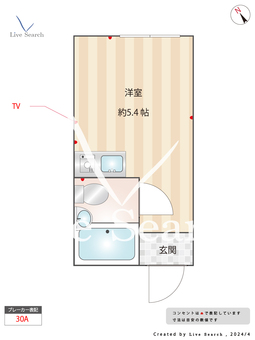 アーバン月島 202 【東京都月島駅】 の間取り図