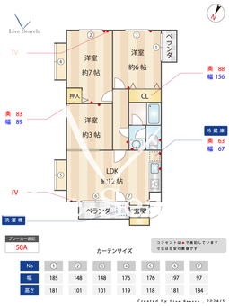 ヴィレッタ平和 203 【福岡県平尾駅】 の間取り図