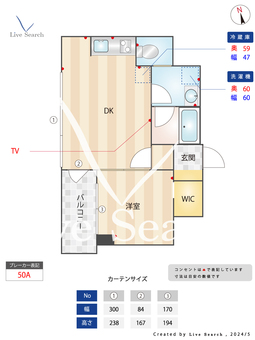 The Peak Tsutenkaku 10A 【恵美須町駅】 の間取り図