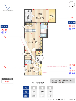 ブルームステージ 302 【東京都西巣鴨駅】 の間取り図