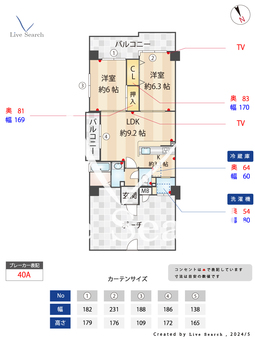 グリーンコーポ夢野 608 【兵庫県長田駅】 の間取り図