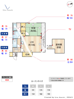 プロテアap 202 【東京都目白駅】 の間取り図