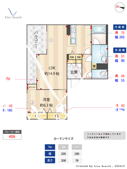 EDEL HAUS 301 【福岡県藤崎駅】 の間取り図
