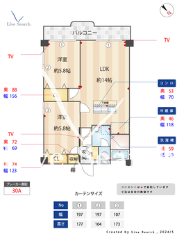 グランディール藤崎 205 【福岡県西鉄平尾駅】 の間取り図