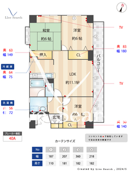 西新新光ハイム 1001 【福岡県西新駅】 の間取り図