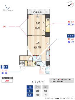 メディウス浅草橋 302 【東京都　浅草橋駅】 の間取り図