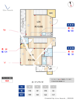 ミハス幡ヶ谷 203 【東京都幡ケ谷駅　徒歩4分】 の間取り図