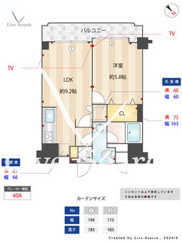 シャンボール原宿 405 【東京都北参道駅】 の間取り図