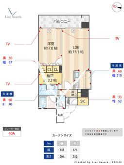 MJR赤坂タワー 308 【福岡県赤坂駅】 の間取り図