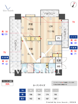ロイヤルステージ吉塚 901 【福岡県吉塚駅】 の間取り図