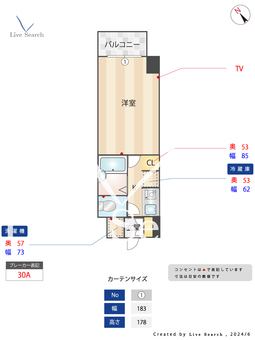 ポートサイドアベニュー123 408 【福岡県中洲川端駅】 の間取り図