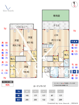 カルテット C 【東京都国立駅】 の間取り図
