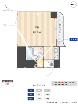 宝玉ビル 303 【東京都国立】 の間取り図