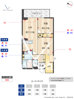 ヴィラ　グレイシア 201 【埼玉県北大宮駅】 の間取り図