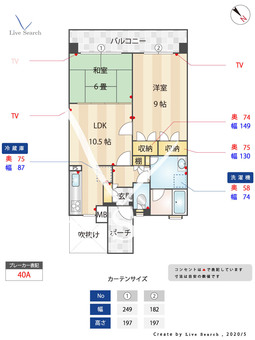 アクシオン高宮 202 【福岡県高宮駅】 の間取り図
