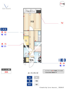 クリアネス賀茂 505 【福岡県賀茂駅】 の間取り図