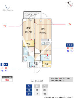 ラ・ペルラ市谷砂土原町 107 【東京都市ヶ谷駅】 の間取り図